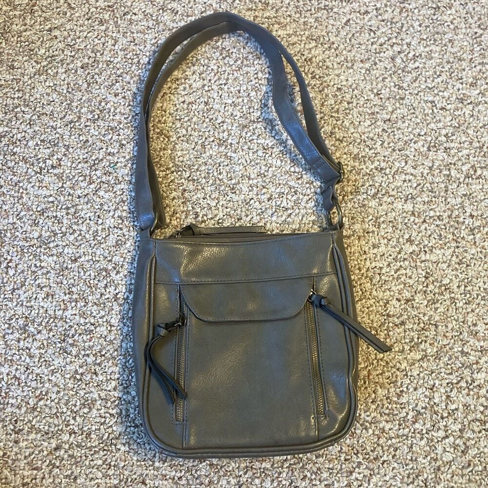Bueno Crossbody Bag Purse Pockets Zipper Classic Adjustable Strap Minimalist